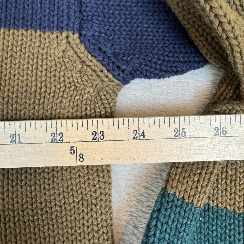 VTG 90s GAP‎ Sweater Mens L Multicolor Preowned Pullover Jumper Colorblock Cozy